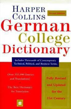 Hardcover HarperCollins German College Dictionary 2nd Edition Book