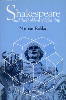 Paperback Shakespeare and the Problem of Meaning Book