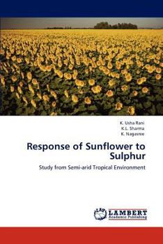 Paperback Response of Sunflower to Sulphur Book