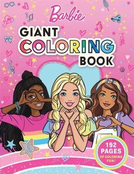 Paperback Barbie: Giant Coloring Book