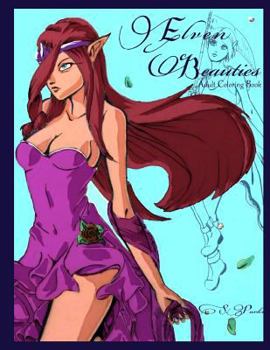 Paperback Elven Beauties: Adult Coloring Book