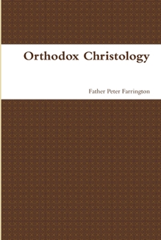 Paperback Orthodox Christology Book