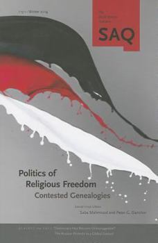 Paperback Politics of Religious Freedom: Contested Genealogies Book