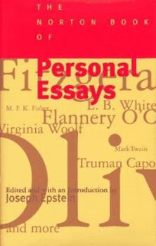 Hardcover The Norton Book of Personal Essays Book