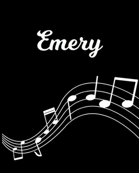 Emery: Sheet Music Note Manuscript Notebook Paper | Personalized Custom First Name Initial E | Musician Composer Instrument Composition Book | 12 ... Guide | Create Compose & Write Creative Songs