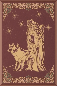 RPG Journal: for pen and paper role players | mixed paper (ruled,dot graph, hex) | perfect for campaign planning, game notes, character blue booking ... warrior with two wolves cover - red/ green