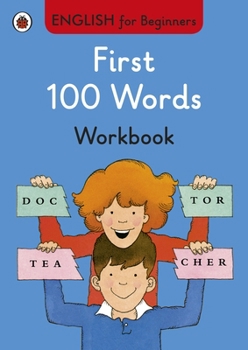 Paperback First 100 Words Workbook English for Beginners Book