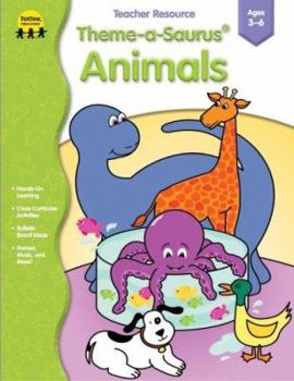 Paperback Theme-a-Saurus Animals Book