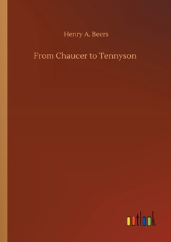Paperback From Chaucer to Tennyson Book