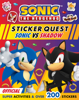 Paperback Sonic the Hedgehog Sticker Quest: Sonic vs Shadow Book