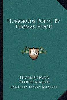 Paperback Humorous Poems By Thomas Hood Book