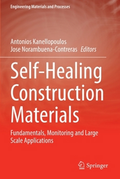 Paperback Self-Healing Construction Materials: Fundamentals, Monitoring and Large Scale Applications Book