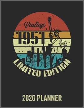Vintage 1951 Limited Edition 2020 Planner: Daily Weekly Planner with Monthly quick-view/over view with 2020 Planner