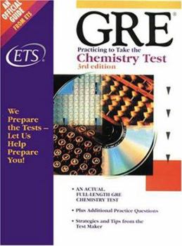 Paperback Gre Practicing to Take the Chemistry Test Book