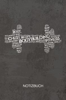 Paperback NOTIZBUCH A5 Dotted: Fitnesstrainer Notizheft GEPUNKTET 120 Seiten - Bodybuilder Notizblock Hanteltraining Skizzenbuch - Bodybuilding Gesch [German] Book