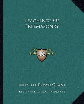 Paperback Teachings Of Freemasonry Book