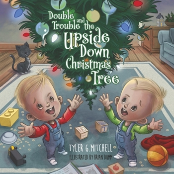 Paperback Double Trouble and the Upside Down Christmas Tree Book