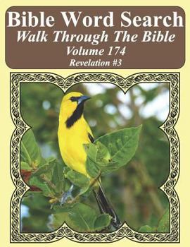 Paperback Bible Word Search Walk Through The Bible Volume 174: Revelation #3 Extra Large Print Book