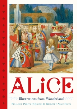 Hardcover Alice Pull-Out Prints: Illustrations from Wonderland Book