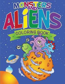 Paperback Monsters and Aliens Coloring Book