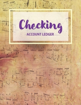 Checking Account Ledger Simple Debit Credit Book: General journal sheet | Accounting books journal and ledger | Bookkeeping ledger | Ledger account | Daily accounting ledger | Cash book