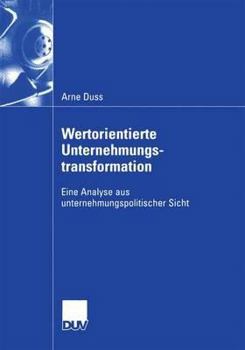 Paperback Wertorientierte Unternehmungstransformation [German] Book