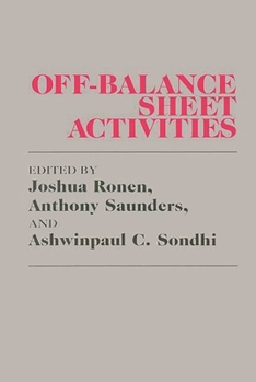 Hardcover Off-Balance Sheet Activities Book