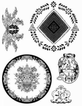 Paperback French Provincial Designs CD-ROM and Book [With CD-ROM] Book