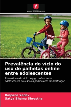 Paperback Prevalência do vício do uso de palhetas online entre adolescentes [Portuguese] Book