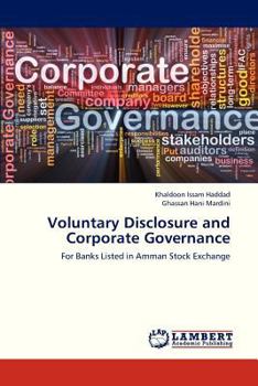 Paperback Voluntary Disclosure and Corporate Governance Book