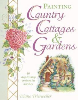 Paperback Painting Country Cottages & Gardens Book