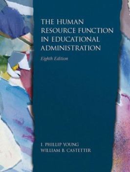 Hardcover The Human Resource Function in Educational Administration Book