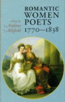 Paperback Romantic Women Poets, 1770-1838: An Anthology Book