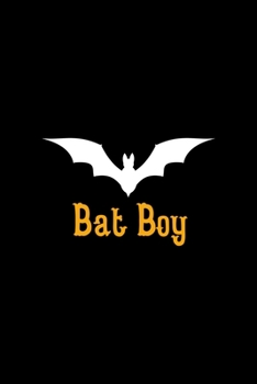 Bat Boy: Notebook Journal Composition Blank Lined Diary Notepad 120 Pages Paperback Black Solid Bat