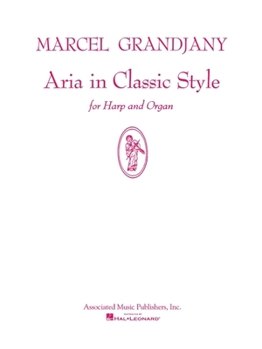 Paperback Aria in Classic Style: Organ/Harp Duet Book