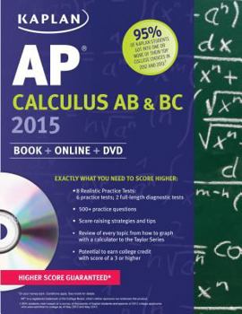 Paperback Kaplan AP Calculus AB & BC [With DVD] Book