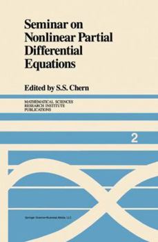 Paperback Seminar on Nonlinear Partial Differential Equations Book