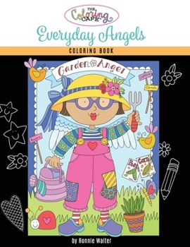 Paperback The Coloring Cafe-Everyday Angels Book