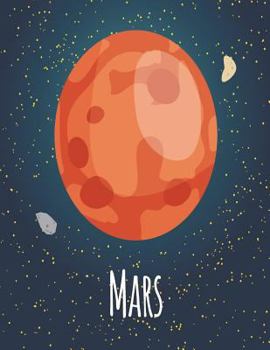 Paperback Mars: Mars cover and Dot Graph Line Sketch pages, Extra large (8.5 x 11) inches, 110 pages, White paper, Sketch, Draw and Pa Book