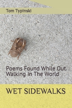 Paperback Wet Sidewalks: Poems Found While Out Walking In The World Book