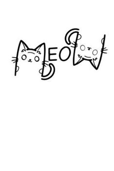 Notizbuch: Katzen Wortspiel Lustig Süß Meow Meme Geschenk 120 Seiten, 6x9 (ca. A5), Liniert (German Edition)