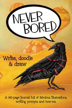 Paperback Never Bored: Write, Doodle & Draw Book