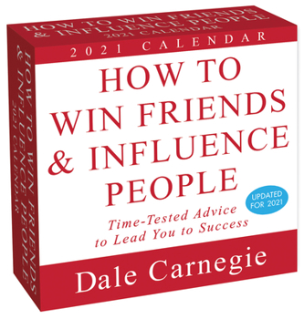 Calendar How to Win Friends and Influence People 2021 Day-To-Day Calendar Book