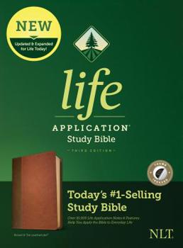 Imitation Leather NLT Life Application Study Bible, Third Edition (Leatherlike, Brown/Tan, Indexed) Book