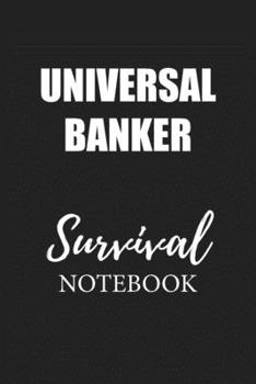 Paperback Universal Banker Survival Notebook: Small Undated Weekly Planner for Work and Personal Everyday Use Habit Tracker Password Logbook Music Review Playli Book