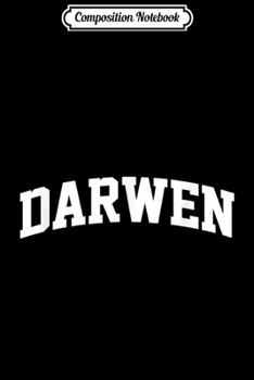 Composition Notebook: Darwen Vintage Sports Team Arch  Journal/Notebook Blank Lined Ruled 6x9 100 Pages