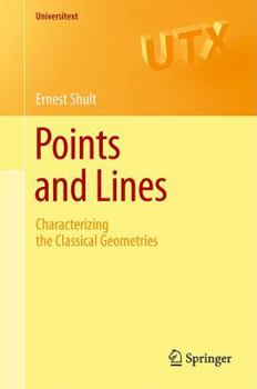 Paperback Points and Lines: Characterizing the Classical Geometries Book