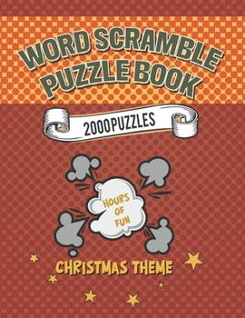 Paperback Word Scramble Puzzle Book: 2000 Puzzles Book