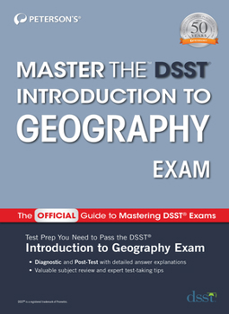 Paperback Master the Dsst Introduction to Geography Exam Book