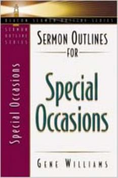 Paperback Sermon Outlines for Special Occasions Book